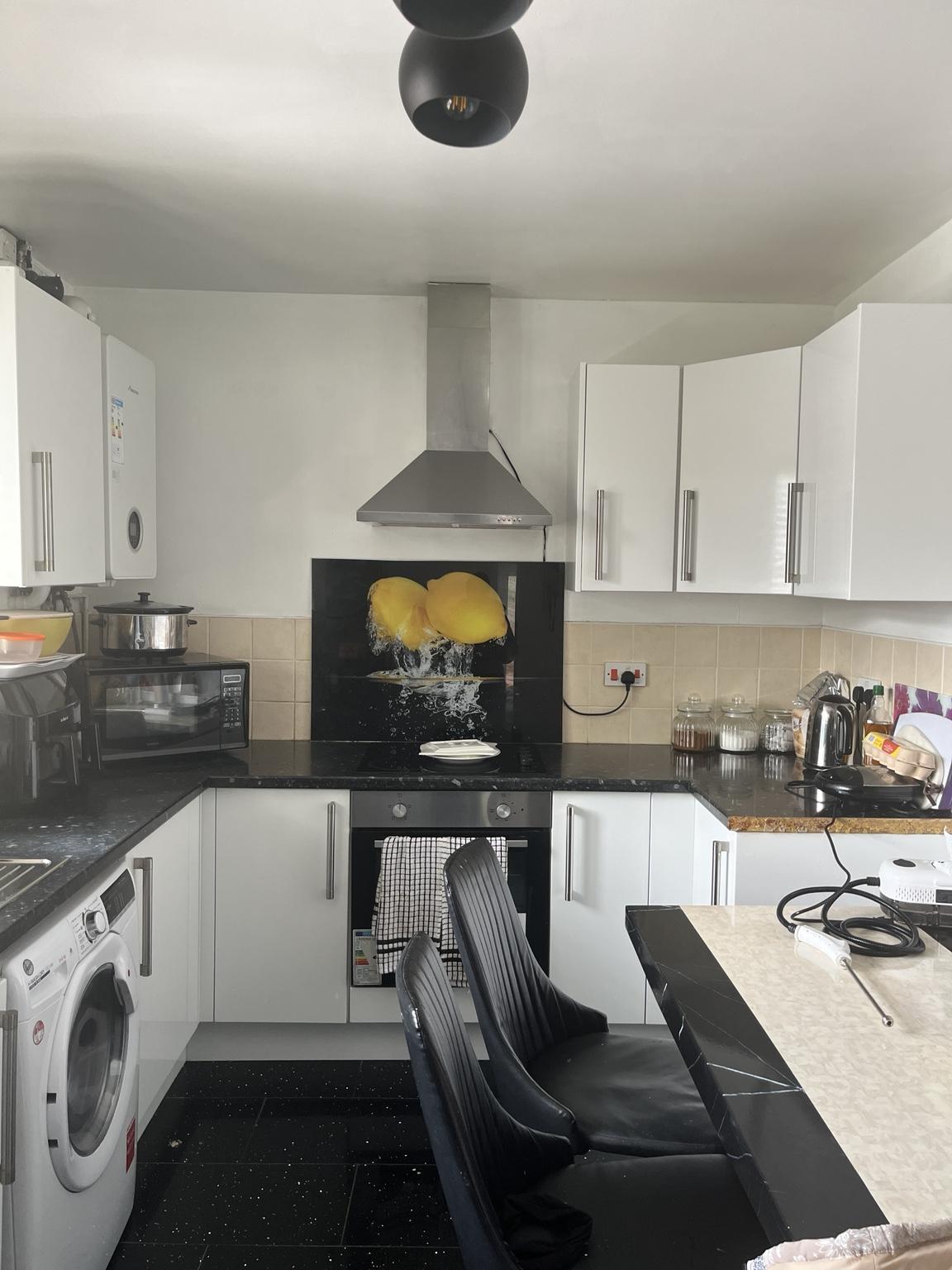 Clean modern kitchen after professional cleaning